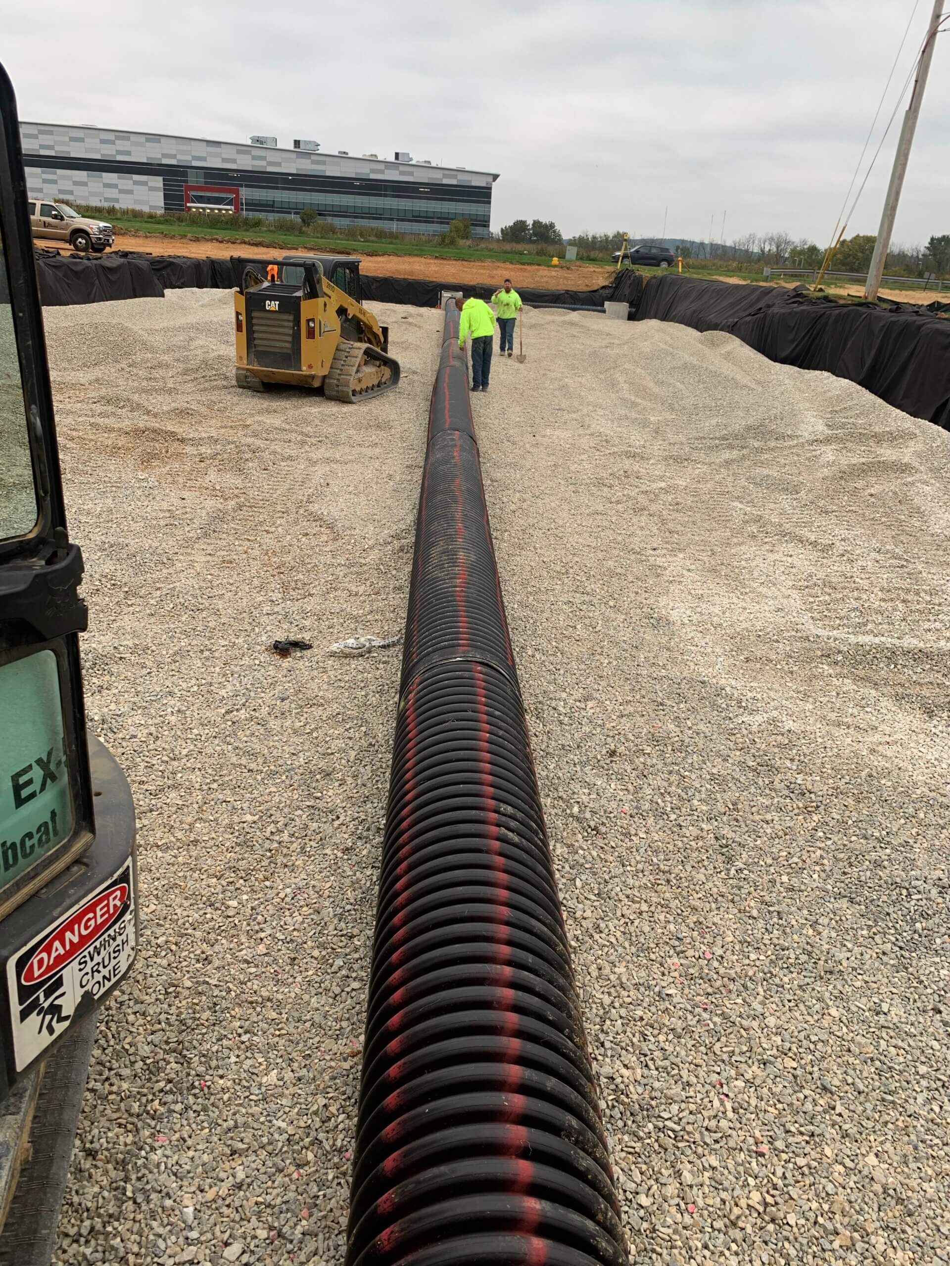UTZ Truck Parking Lot, SIte work by Lobar Associates