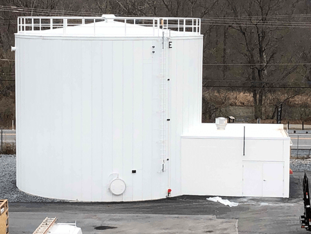 Complete design-build conversion of two building into refrigerated and freezer warehousing for the Sysco/Sygma Corporation in Harrisburg, PA.