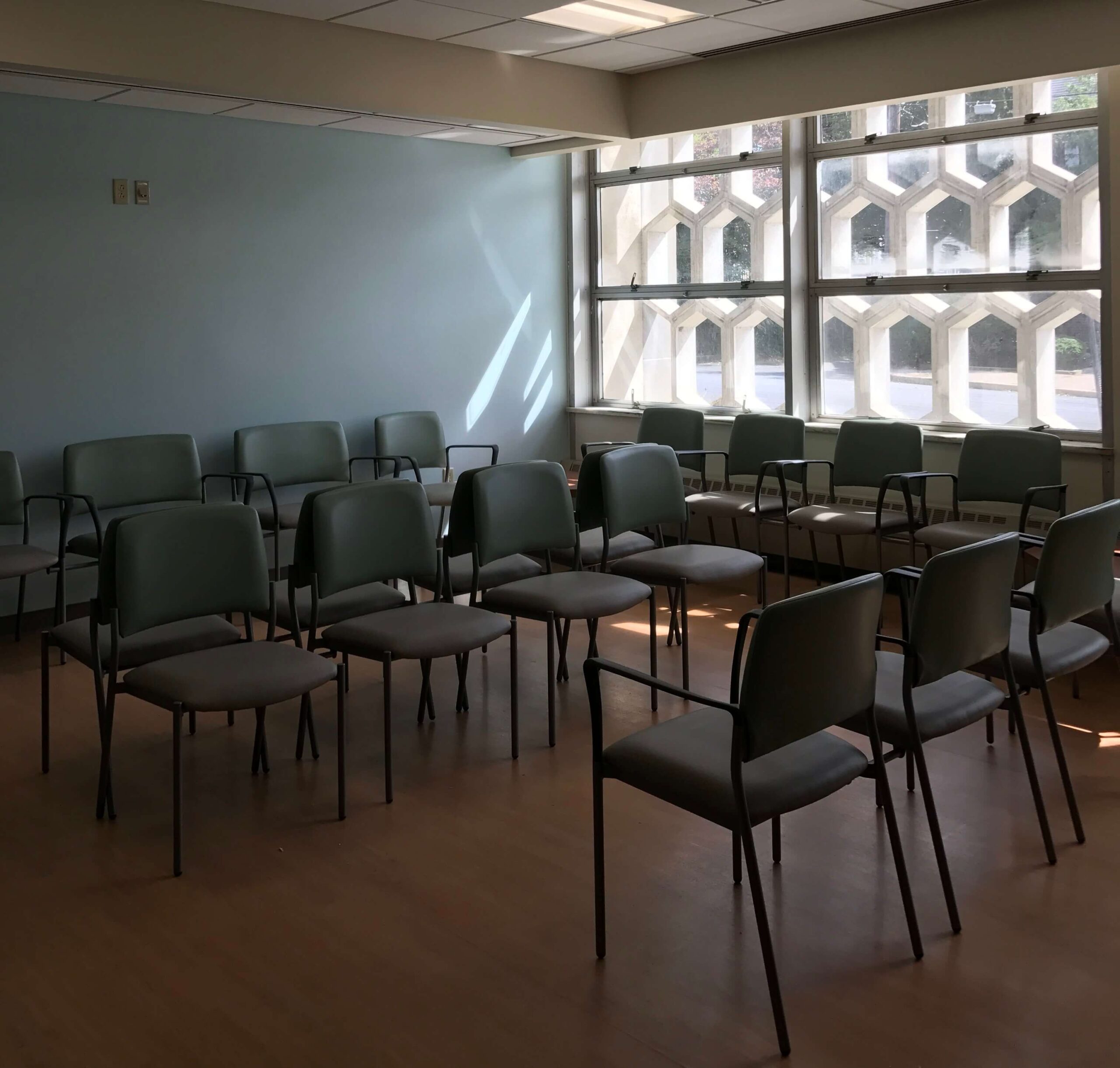Total interior renovation of Drug Treatment clinic at UPMC PinnacleHealth’s Polyclinic facility by Lobar Associates